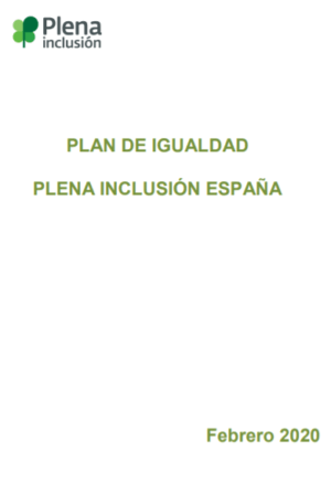Ver Plan de igualdad de Plena inclusión 2020-2021