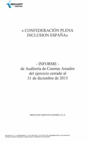 Ver Auditoría de Cuentas 2015