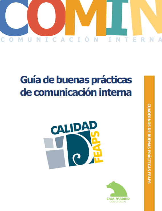 portada guía buenas prácticas comunicación interna FEAPS Plena inclusión