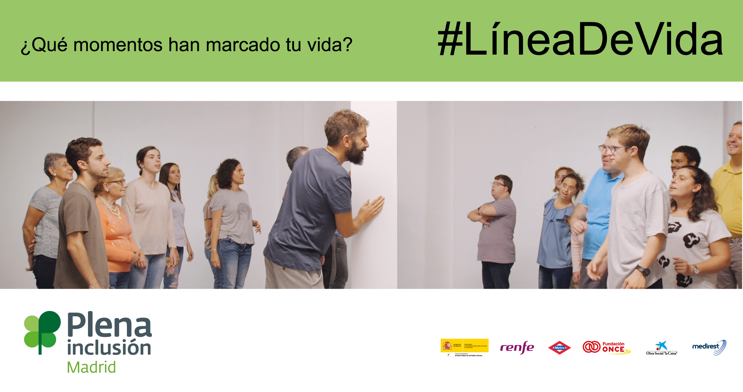 Ir a : Desde hoy, Renfe emitirá en sus trenes la campaña #Líneadevida de Plena inclusión Madrid