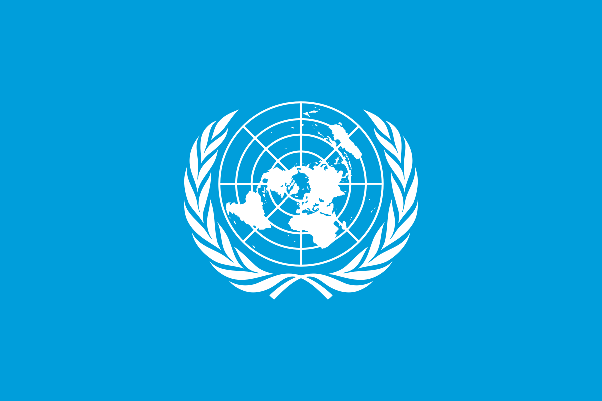 logo bandera onu naciones unidas