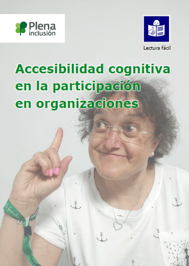 portada Plena inclusión. Accesibilidad cognitiva en la participación en organizaciones