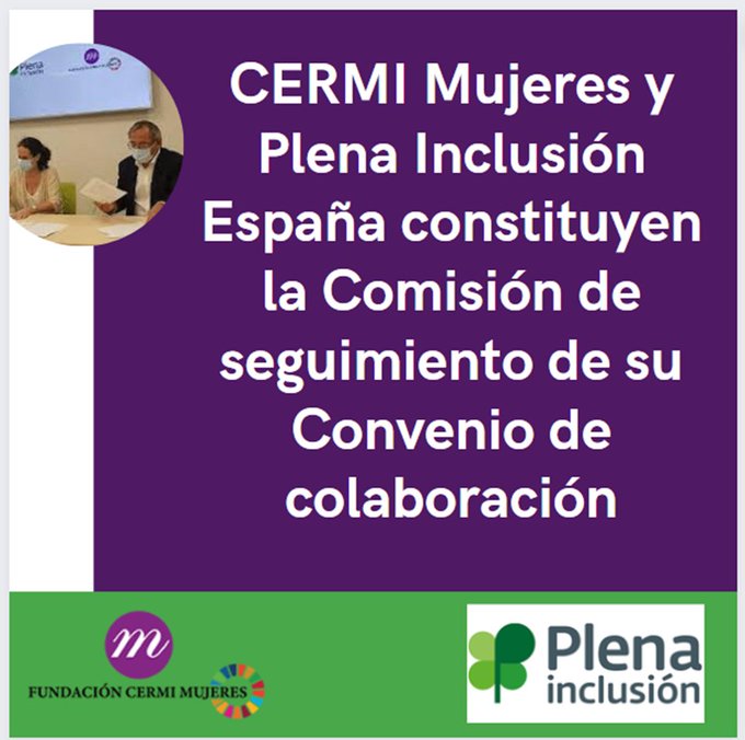 Ir a : CERMI Mujeres y Plena inclusión trabajan juntas por los derechos de las niñas y mujeres con discapacidad intelectual