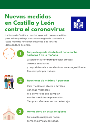 Ver Nuevas medidas en Castilla y León contra el coronavirus. Lectura fácil