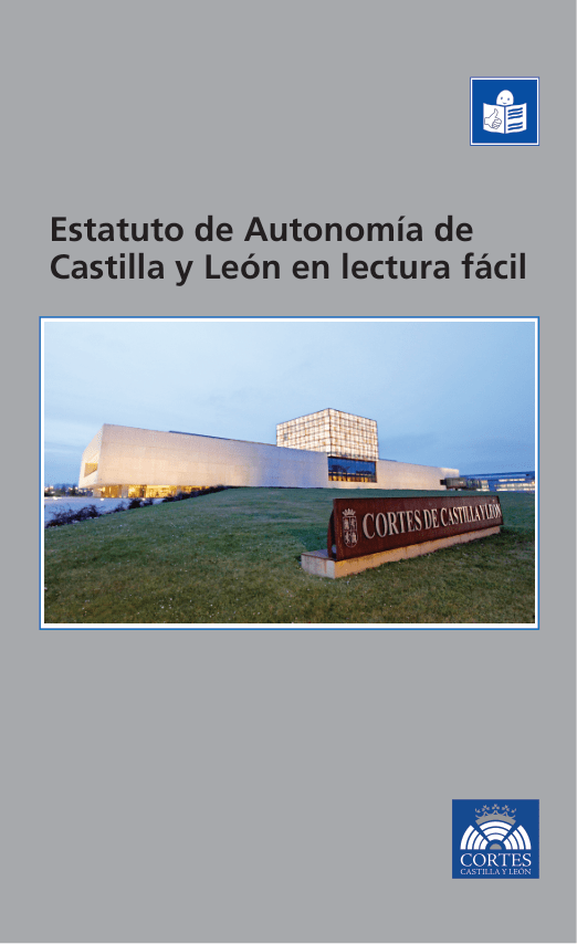 portada Estatuto de Autonomía de Castilla y León en lectura fácil