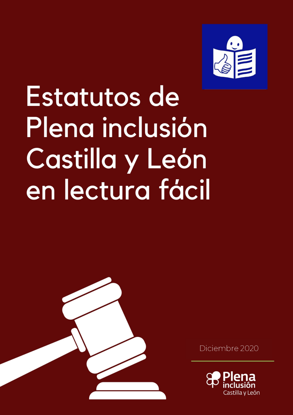portada Estatutos sociales de Plena inclusión Castilla y León en lectura fácil