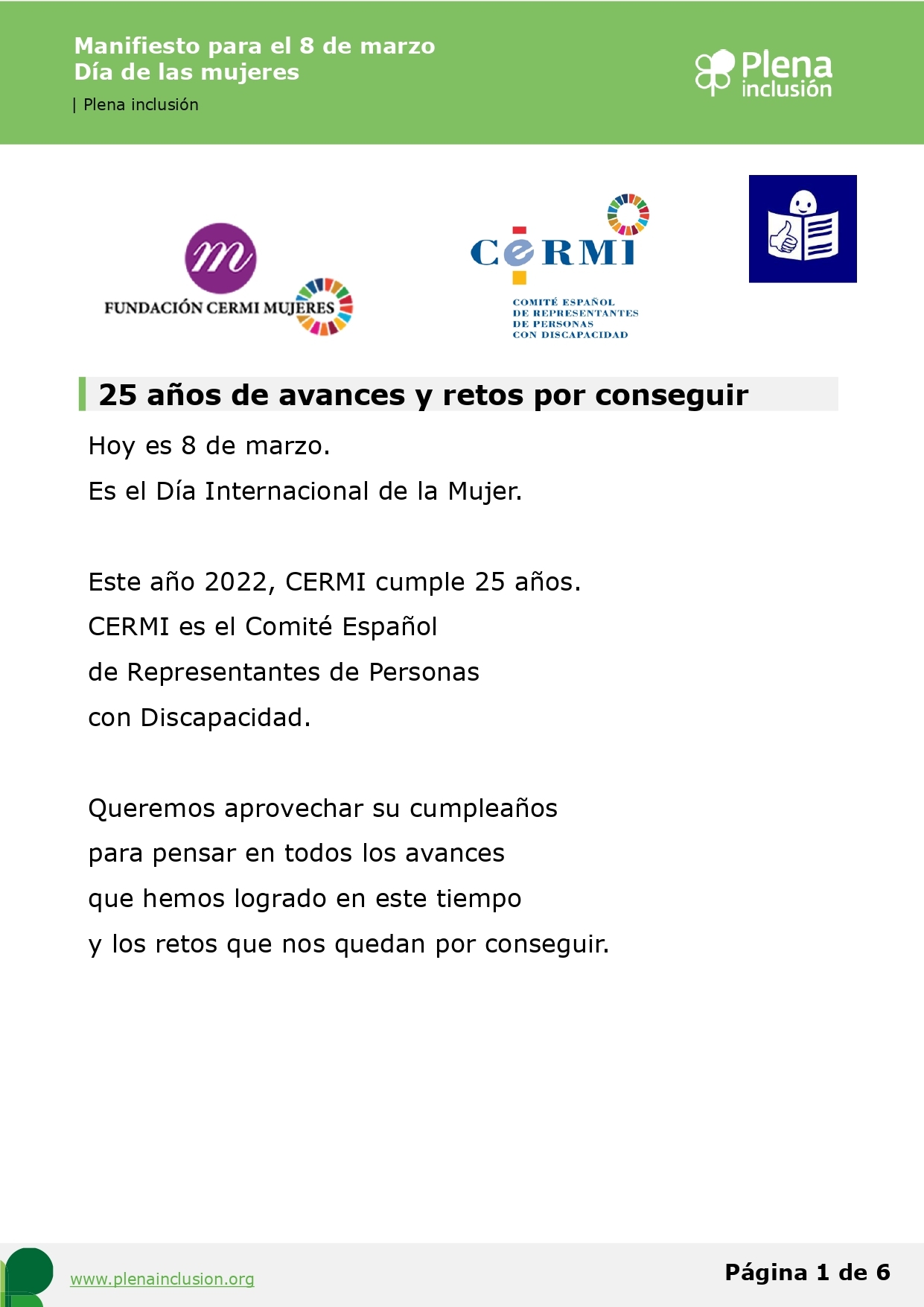 Manifiesto CERMI Mujeres. 8 de marzo de 2022 Lectura fácil_page-0001