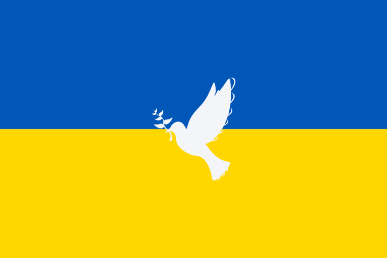 bandera ucrania paloma paz