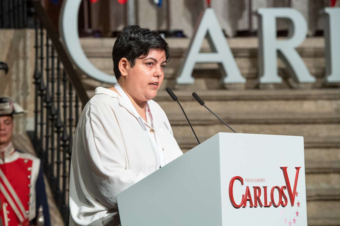 Maribel Cáceres en Premios CarlosV