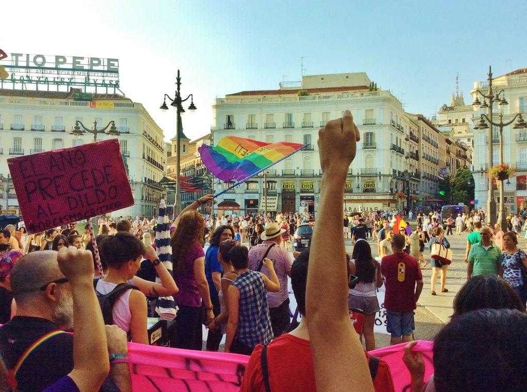 Manifestación del Orgullo en Madrid. Imagen: Wikipedia
