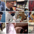 Collage de fotos de personas con empleos personalizados