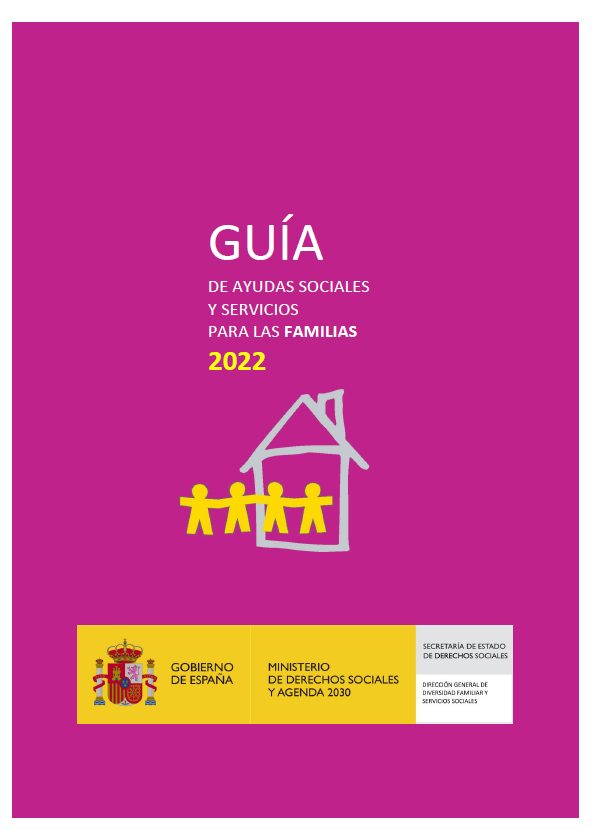 portada Guía de ayudas sociales y servicios para familias 2022