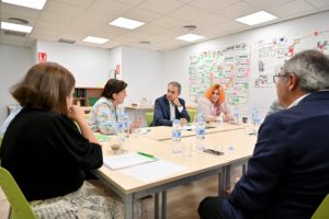 Reunión de la Plataforma con Zapatero