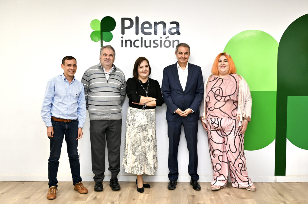Visita de Zapatero a Plena inclusión
