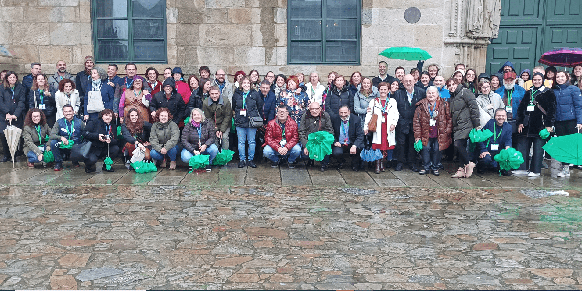 Imagen de las personas asistentes al Encuentro de Santiago de Compostela