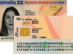 foto dni carnet identidad carné documento nacional