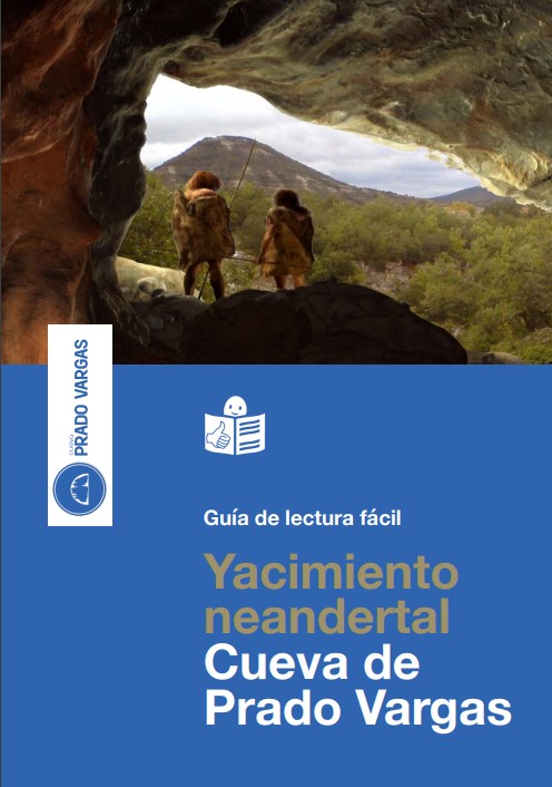 portada Guía Cueva de Prado Vargas. Yacimiento neandertal. Lectura fácil