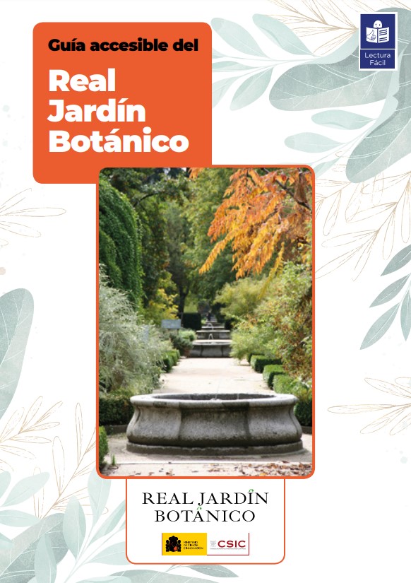 portada jardín botánico madrid guía lectura fácil