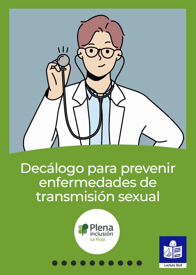 portada Decálogo para prevenir enfermedades de transmisión sexual lectura fácil