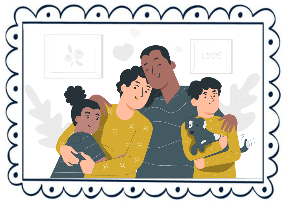 ilustración de familia