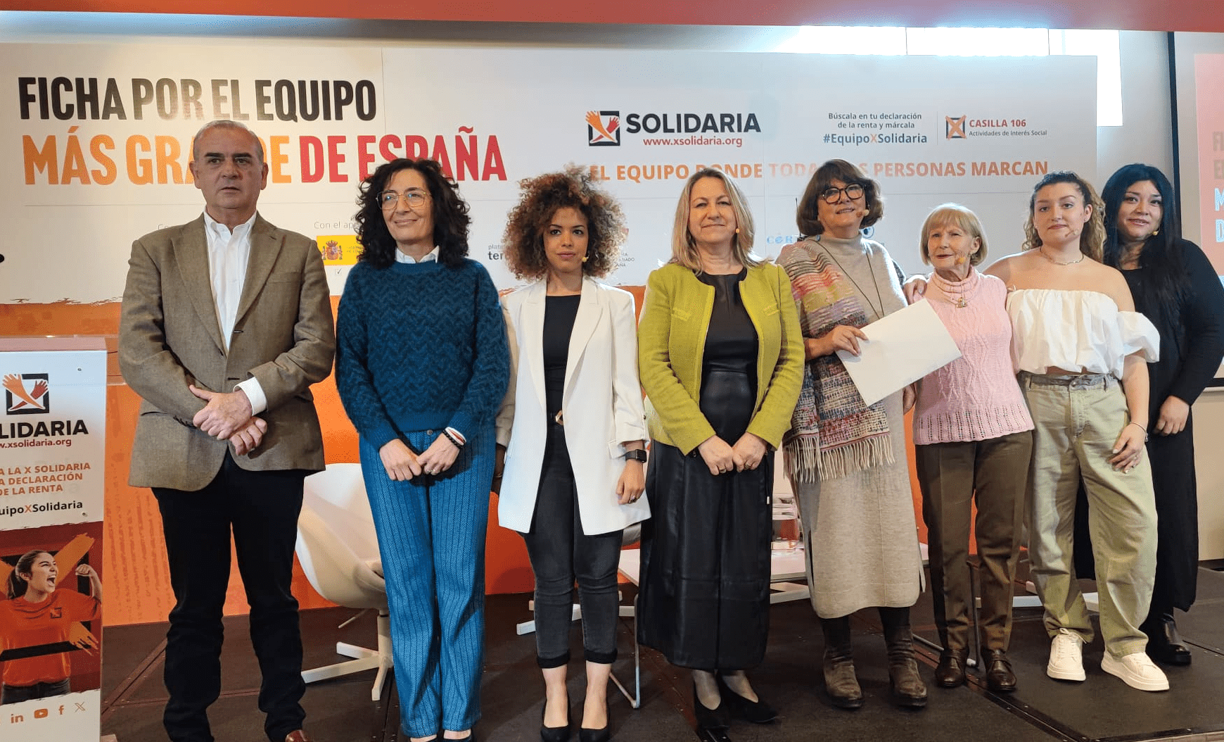 Ir a : El equipo más grande de España ya suma más de 12 millones de personas que marcan la “X Solidaria” en su renta