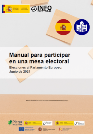 Ver Manual de mesa. Elecciones europeas 2024. Castellano. Lectura fácil